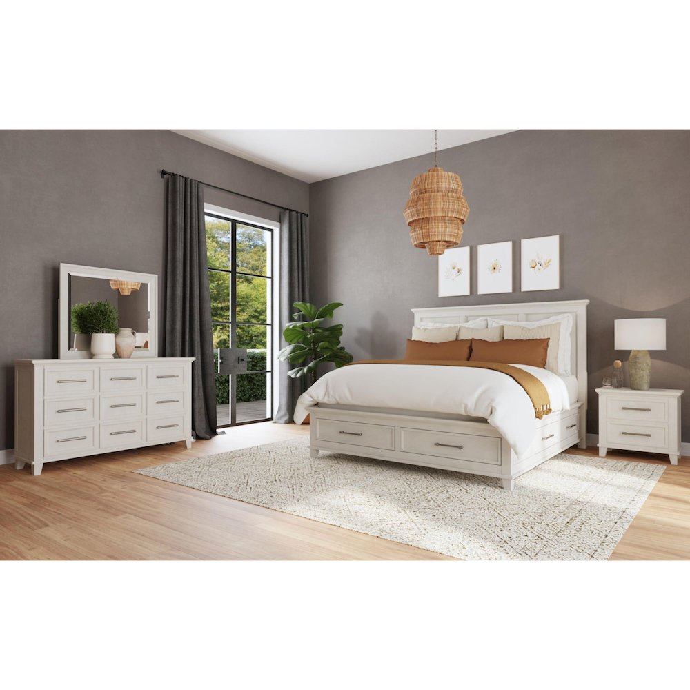 Henrik 9-Drawer Dresser in Ivory. Picture 4