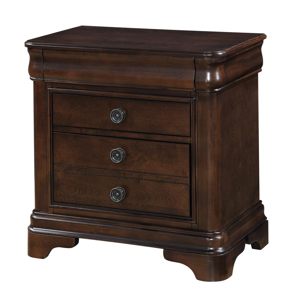 Conley Cherry King Panel 4PC Bedroom Set. Picture 17