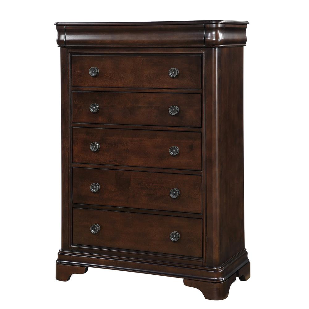 Conley Cherry King Panel 6PC Bedroom Set. Picture 21