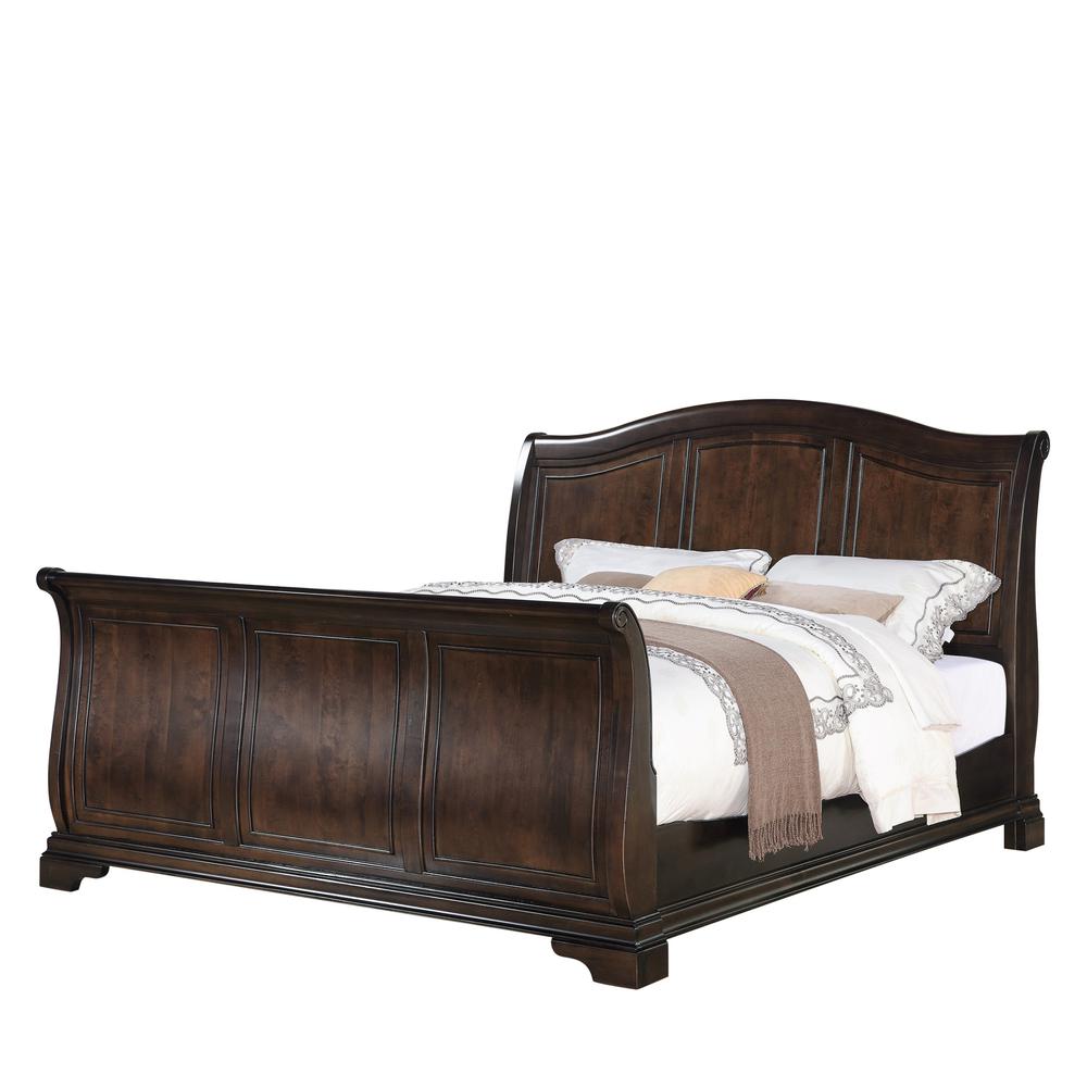 Conley Cherry King Sleigh 3PC Bedroom Set. Picture 13