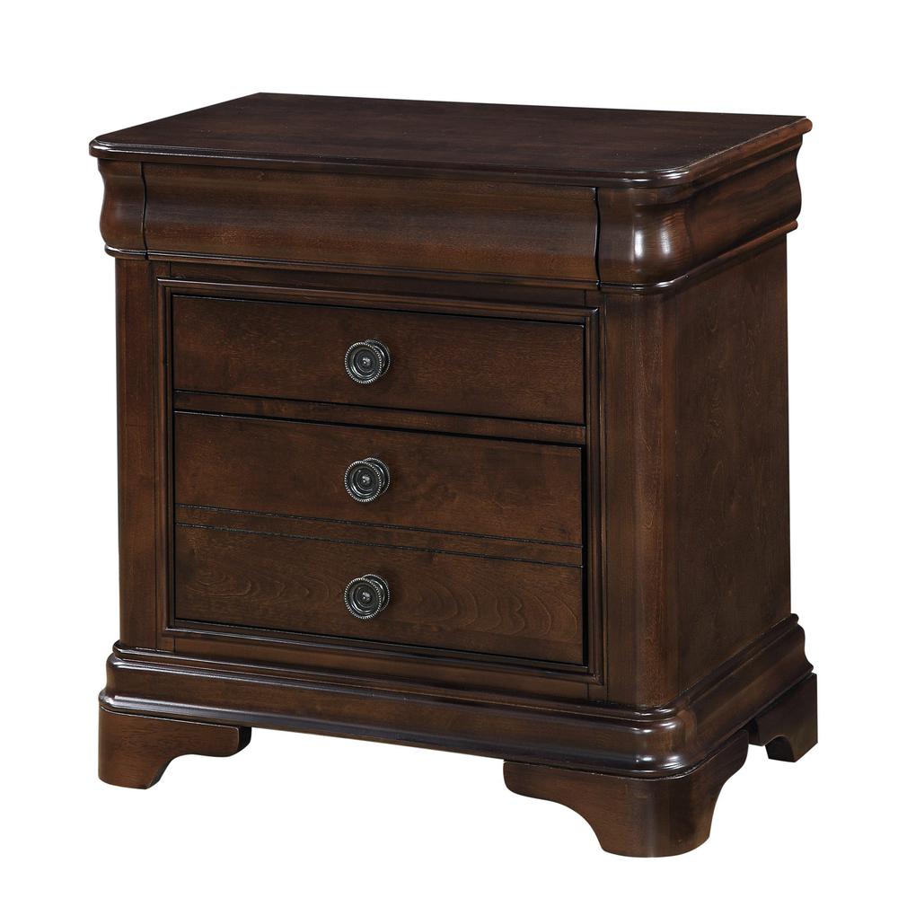 Conley Cherry King Sleigh 6PC Bedroom Set. Picture 22