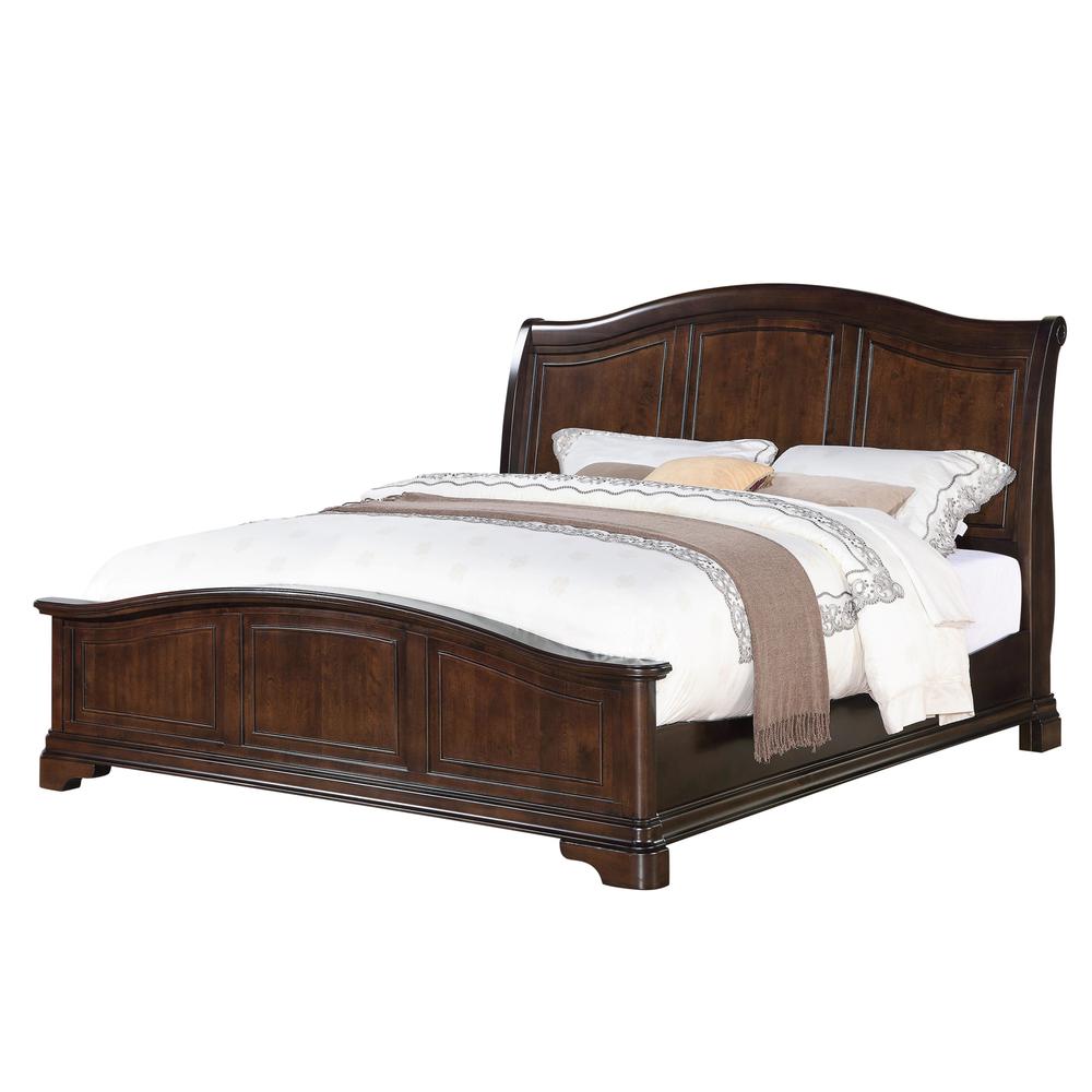 Conley Cherry Queen Panel 4PC Bedroom Set. Picture 13