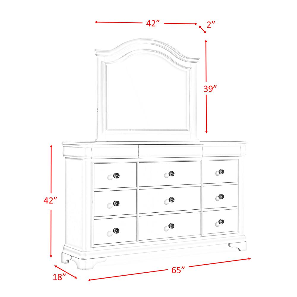 Conley Cherry Queen Panel 4PC Bedroom Set. Picture 20