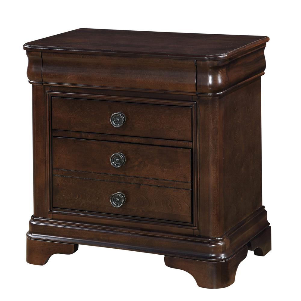 Conley Cherry Queen Panel 5PC Bedroom Set. Picture 22
