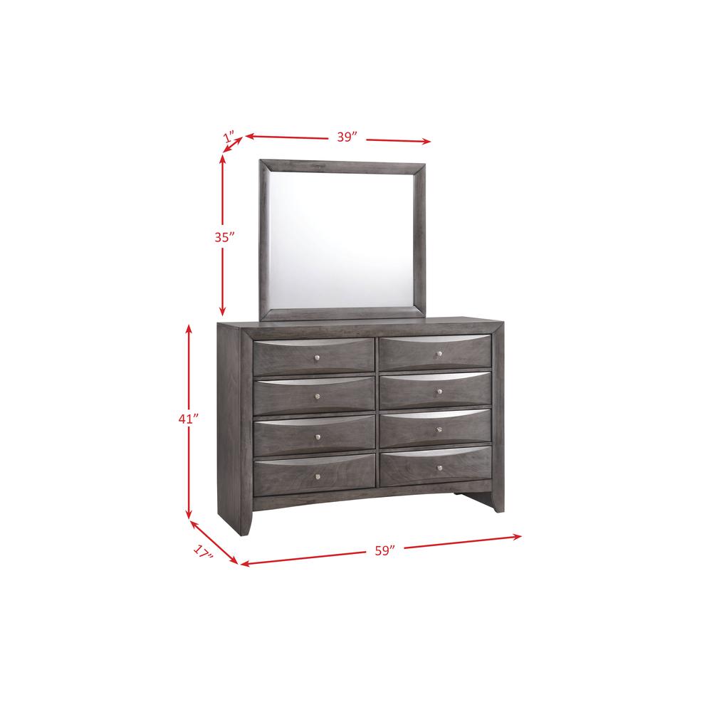 Madison Full Storage 4PC Bedroom Set. Picture 3