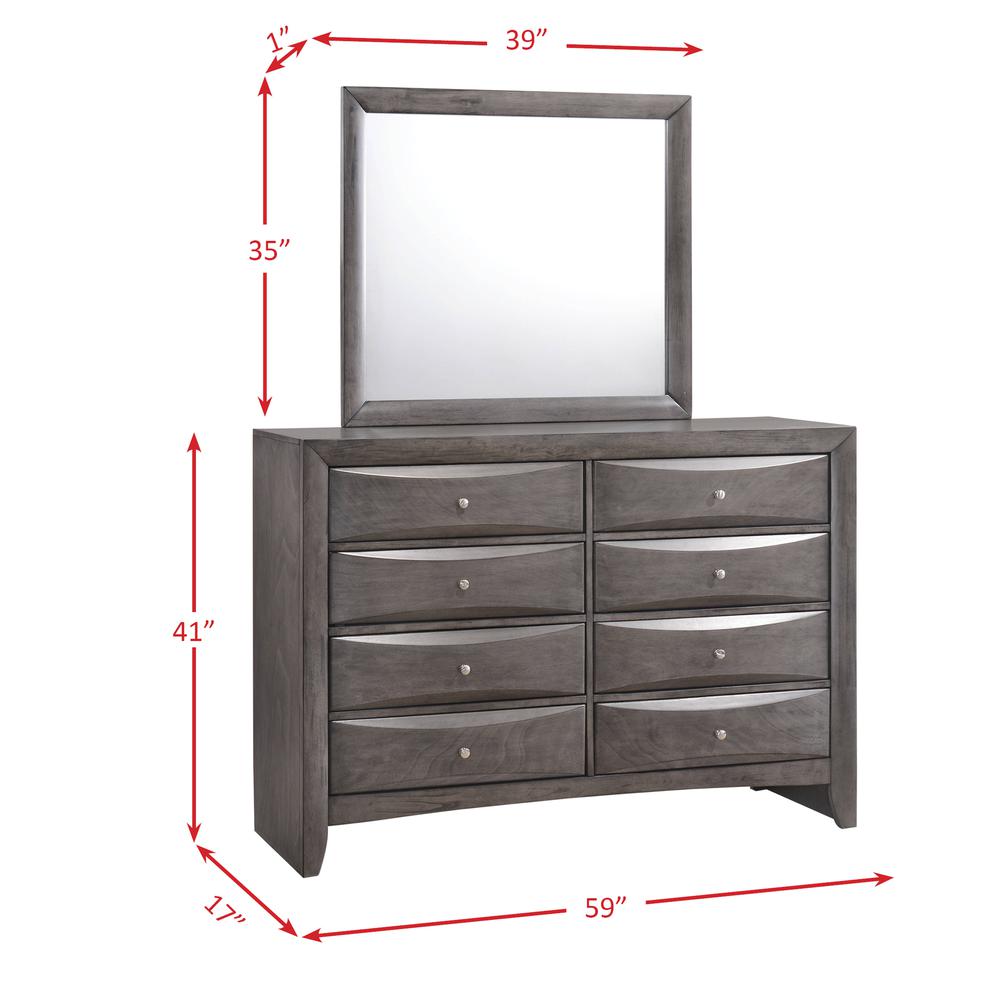 Madison Full Storage 6PC Bedroom Set. Picture 4