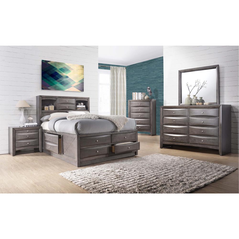 Madison Full Storage 6PC Bedroom Set. Picture 14