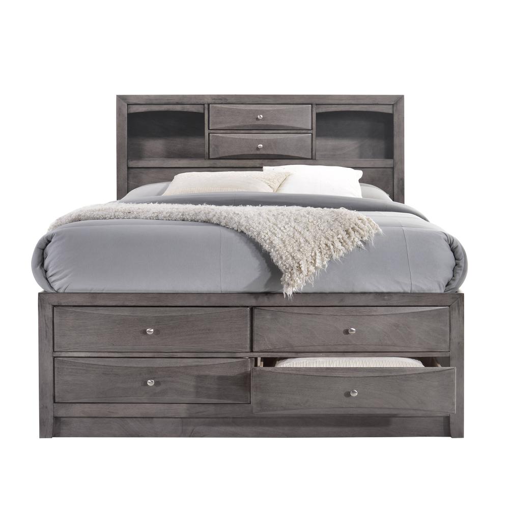 Madison King Storage 6PC Bedroom Set. Picture 1