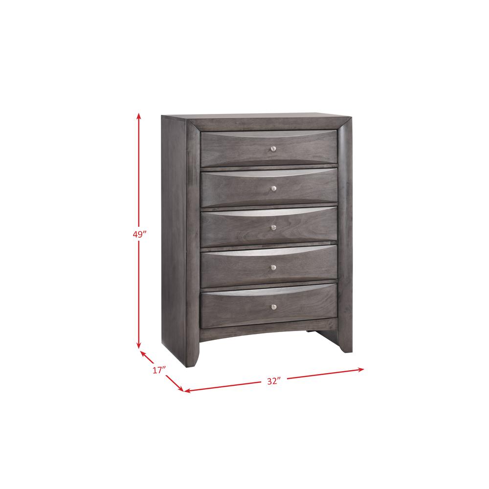 Madison King Storage 6PC Bedroom Set. Picture 5