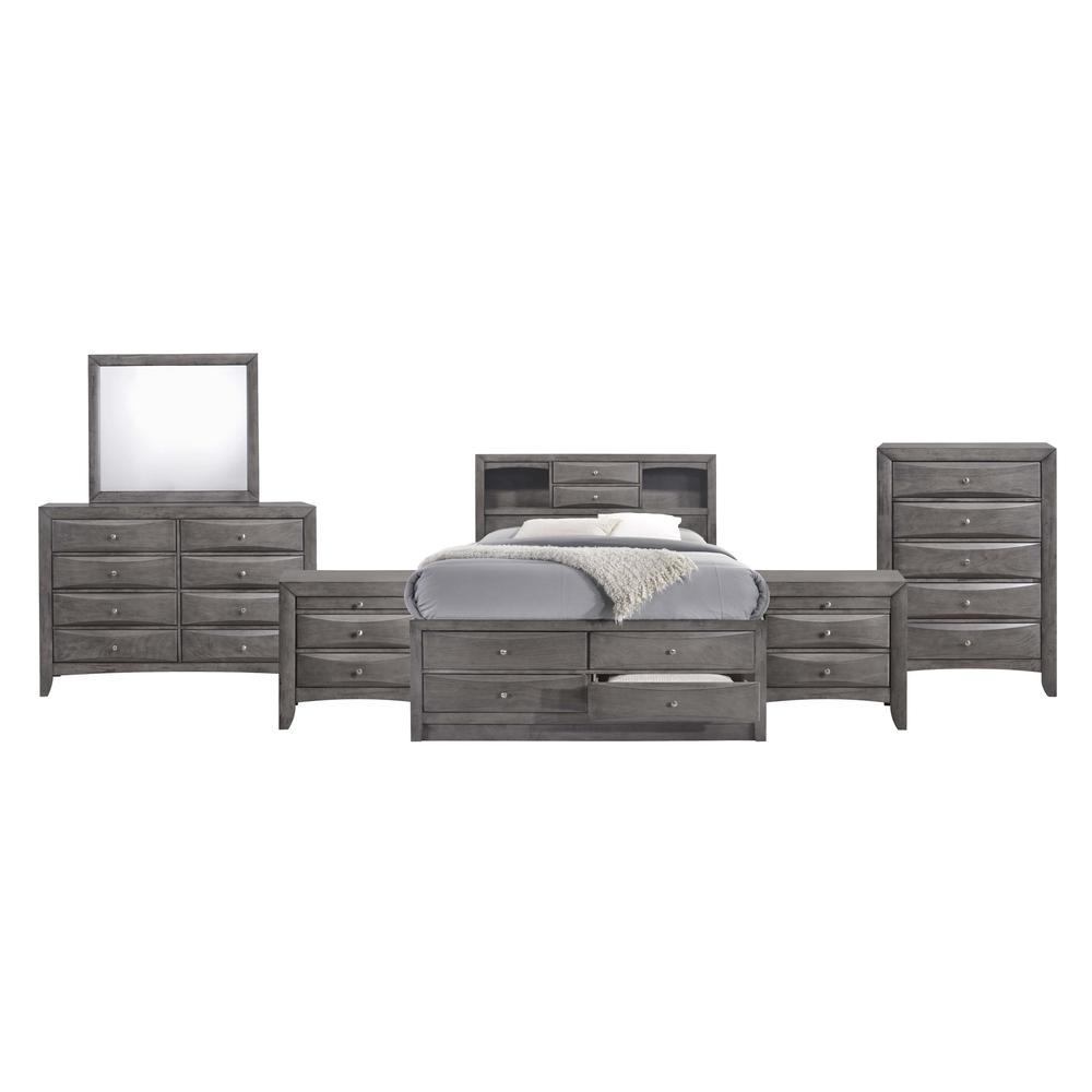 Madison Queen Storage 6PC Bedroom Set. Picture 30