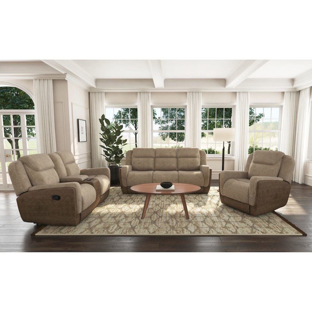 Viper Motion Sofa in Rancho Beige. Picture 4