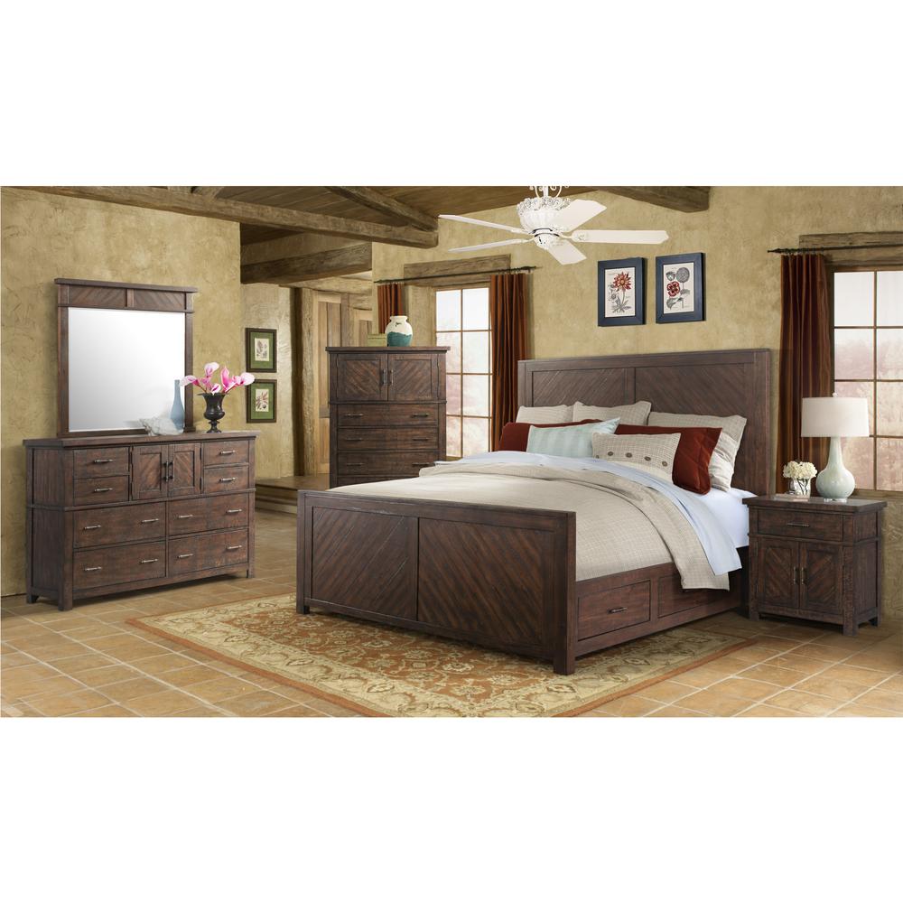 Dex King Platform Storage 6PC Bedroom Set. Picture 17