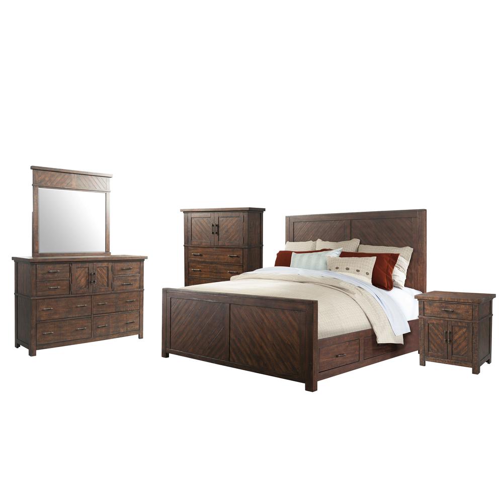 Dex Queen Platform Storage 5PC Bedroom Set. Picture 13