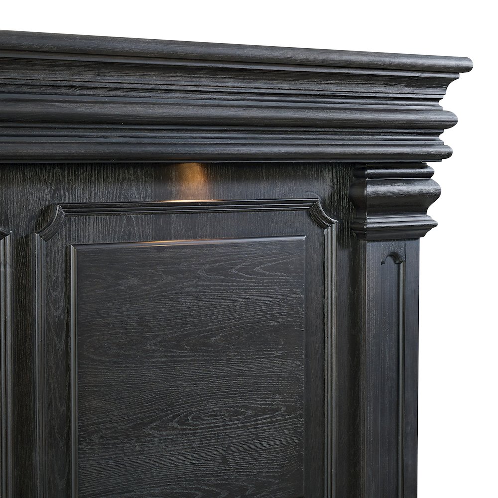 Paterson King Storage Bed in Black. Picture 6