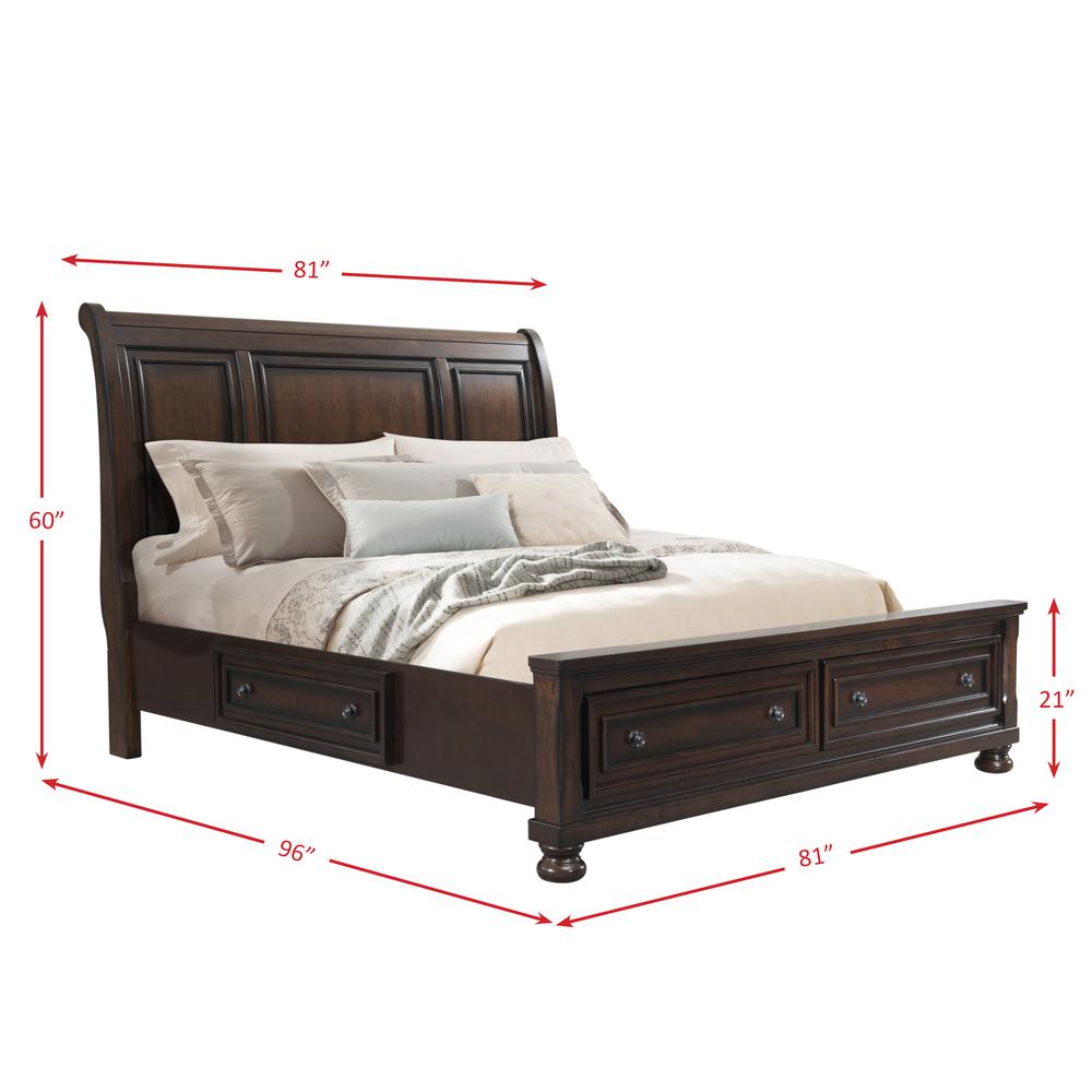 Kingsley King Storage 4PC Bedroom Set. Picture 20