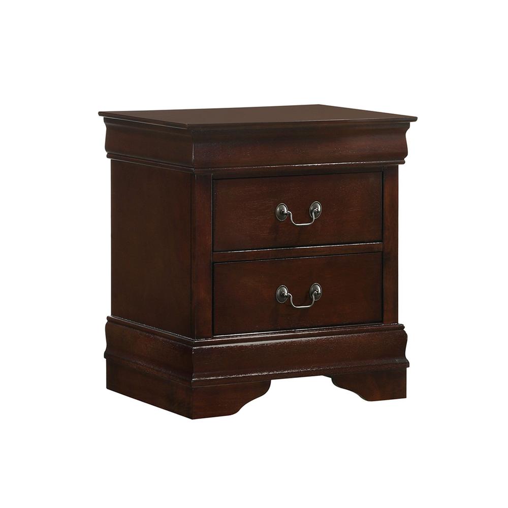 Picket House Furnishings Ellington 2-Drawer Nightstand in Cherry. Picture 3