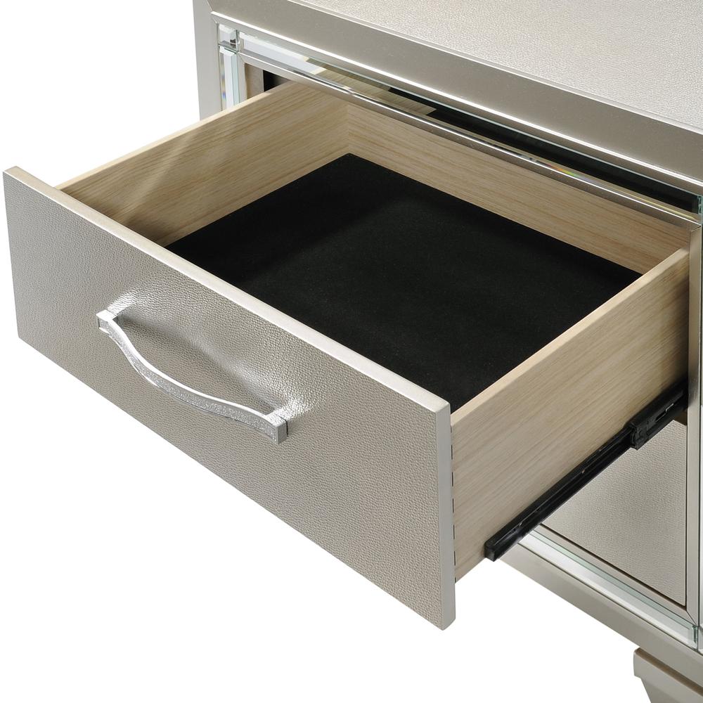 Glamour Youth Full Platform 5PC Bedroom Set. Picture 3