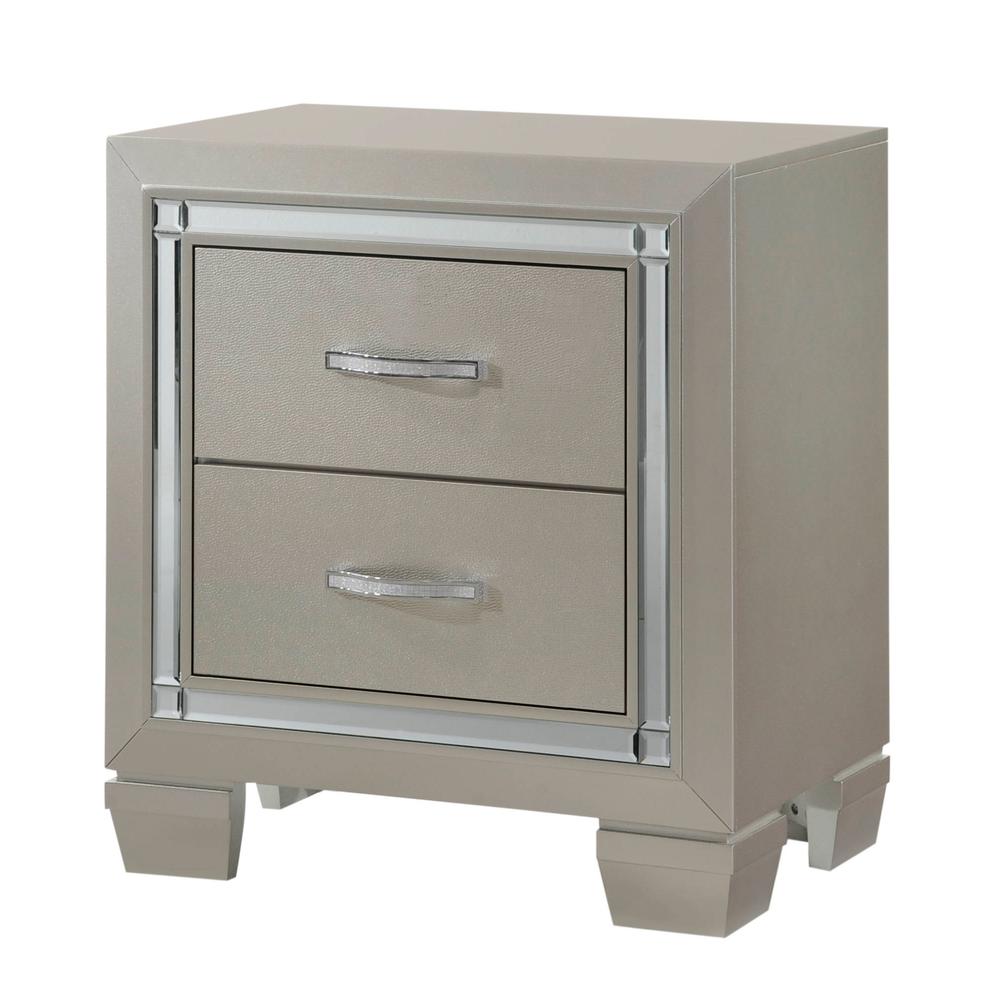 Glamour Youth Full Platform 5PC Bedroom Set. Picture 13