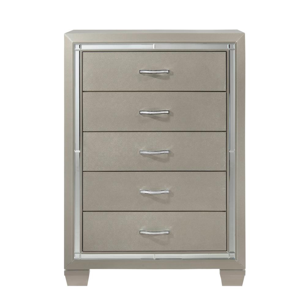 Glamour Youth Full Platform 6PC Bedroom Set. Picture 10