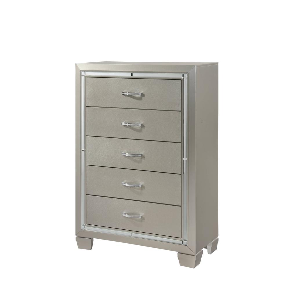 Glamour Youth Full Platform w/ Trundle 6PC Bedroom Set. Picture 11
