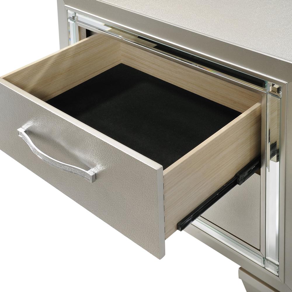 Glamour Youth Twin Platform 6PC Bedroom Set. Picture 3