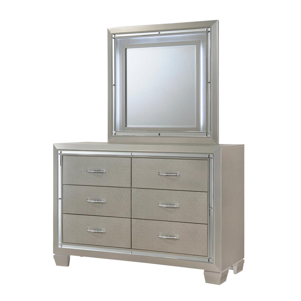 Glamour Youth Twin Platform 6PC Bedroom Set. Picture 9
