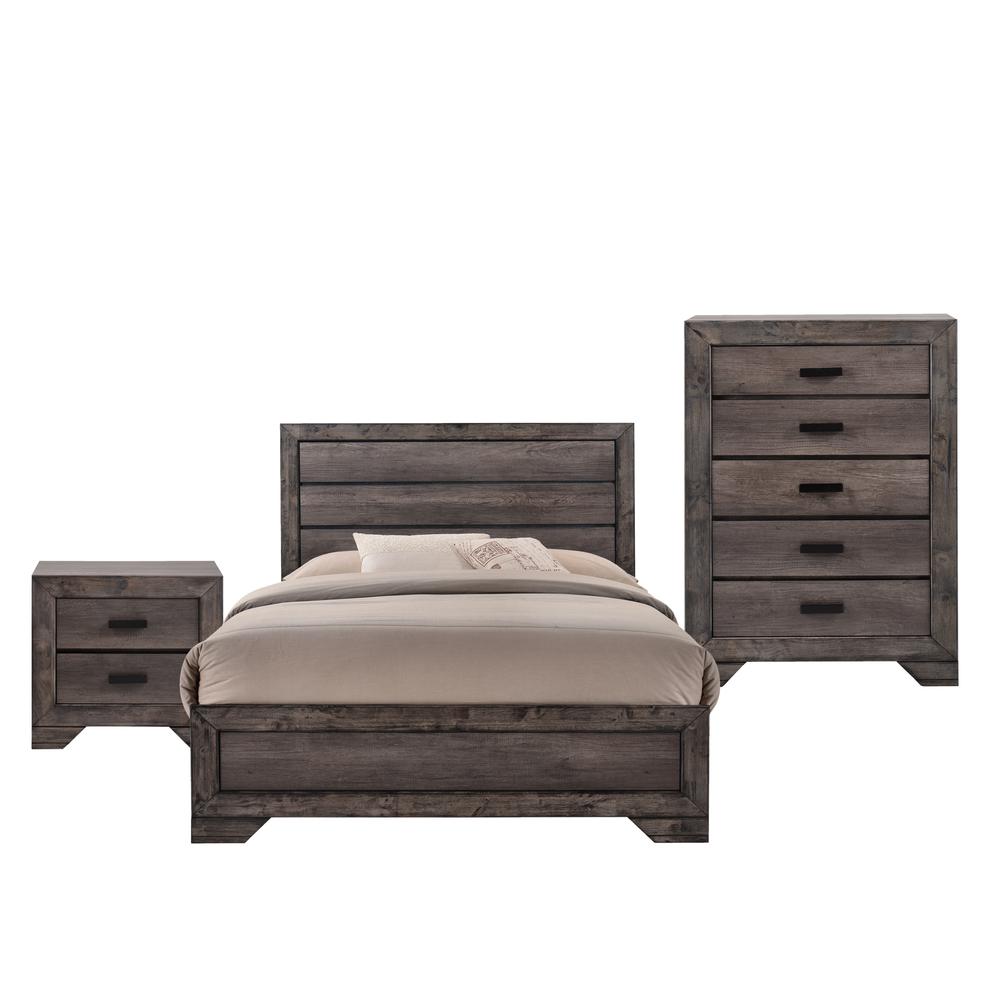 Grayson King Panel 3PC Bedroom Set. Picture 24