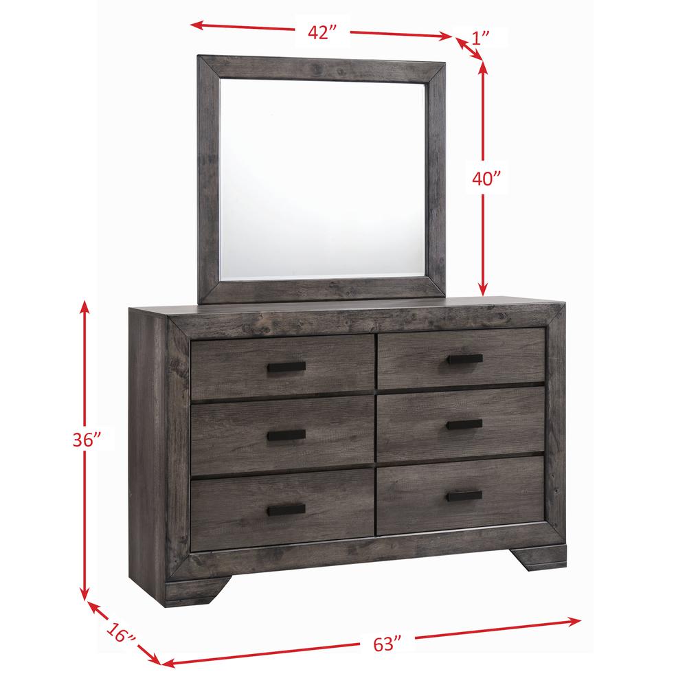 Grayson King Panel 4PC Bedroom Set. Picture 14