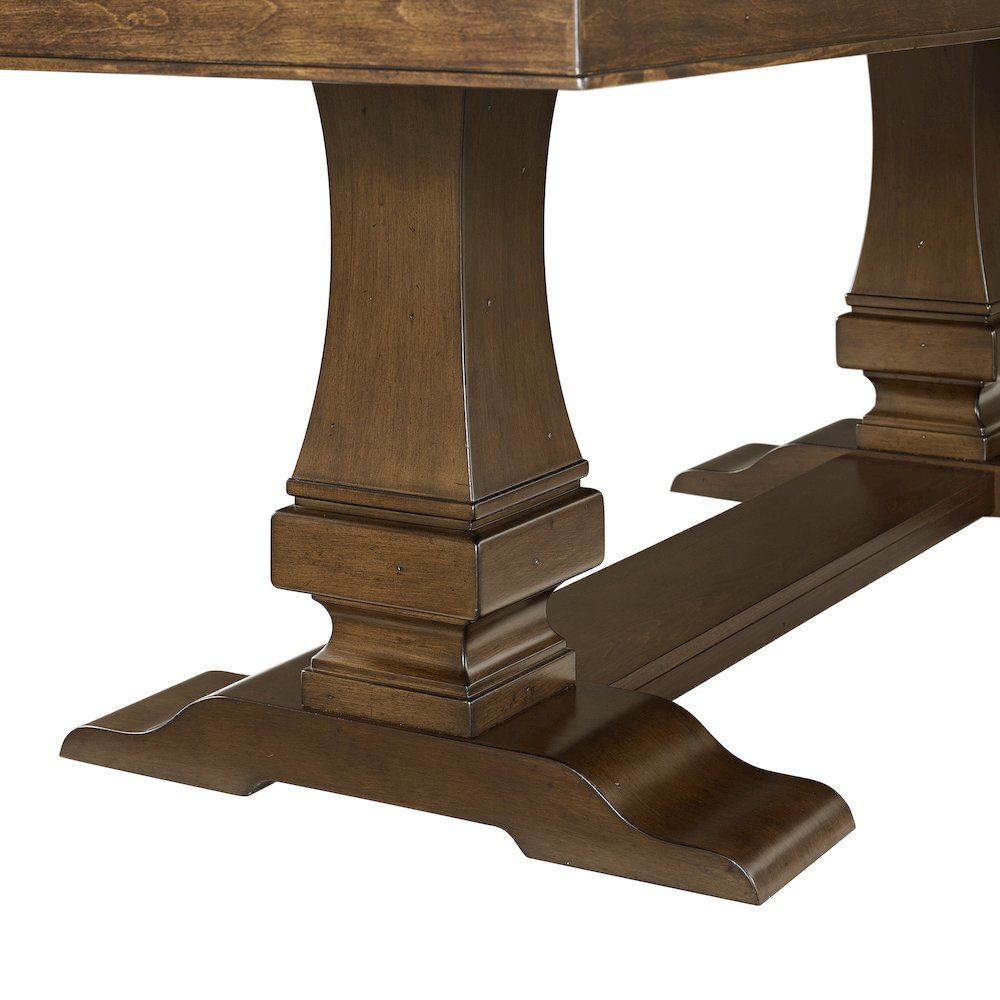 Stark Dining Table with with 18" Leaf in Cherry. Picture 8