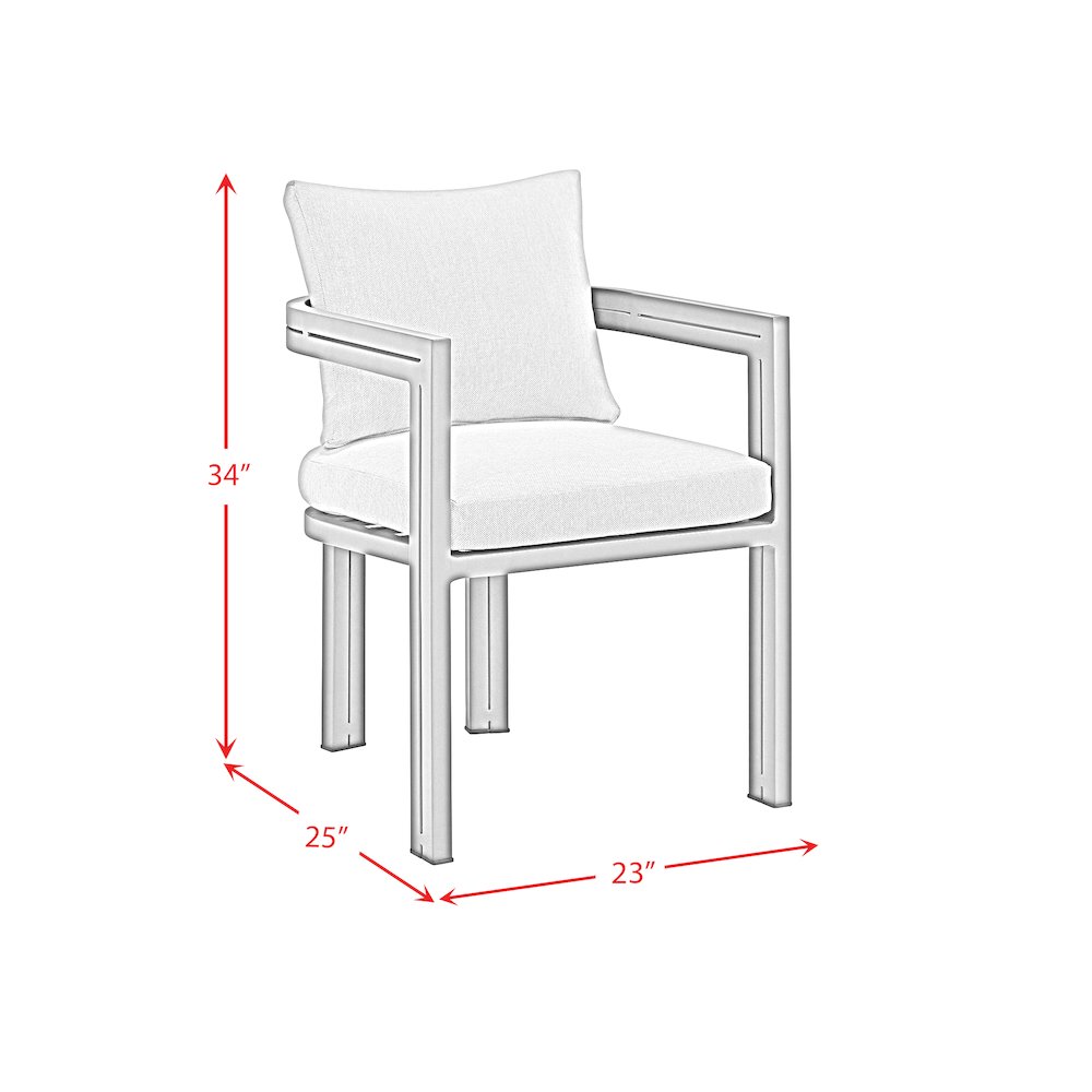 Playa Dining Chair - Dark Grey and Olefin Beige (2 Per Carton). Picture 10