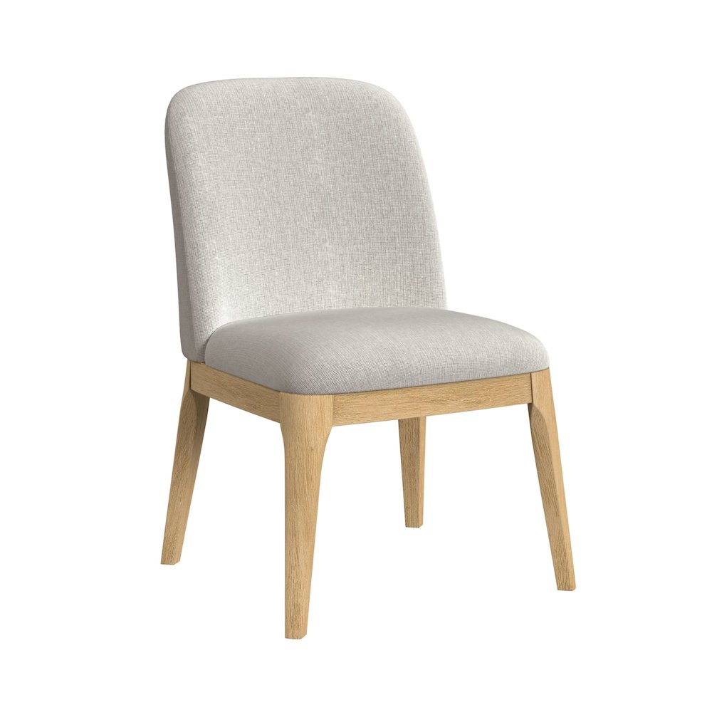 Camelot 5PC Standard Height Dining Set in Natural-Round Table and Four Chairs. Picture 3