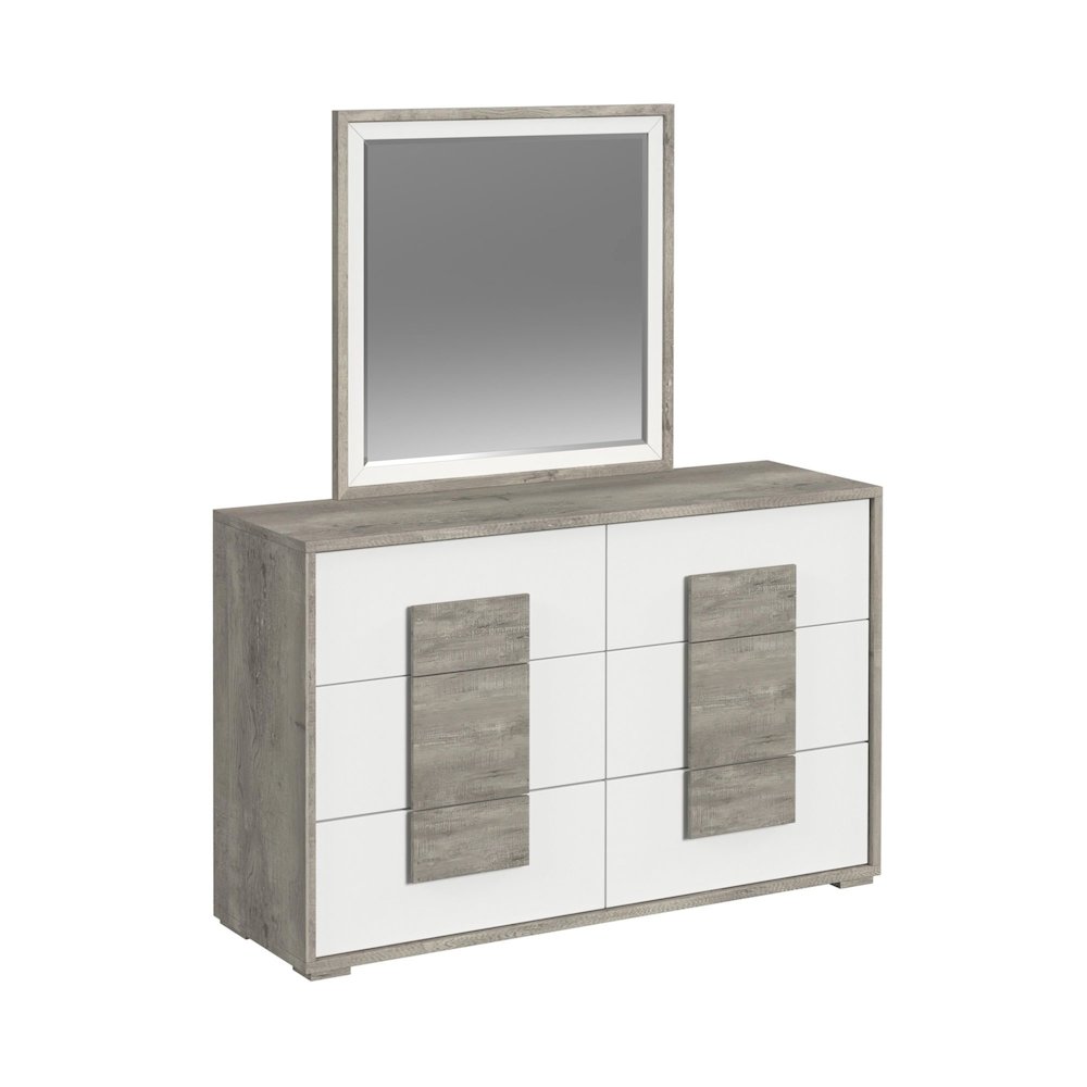 San Matteo Queen 5PC Bedroom Set with LED in Dual Tone. Picture 4