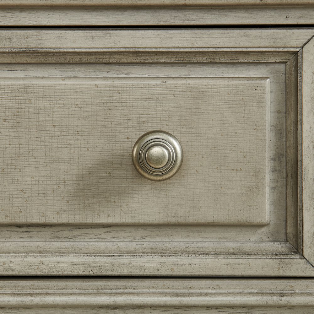 Emiko Dresser and Mirror Set in Light Grey. Picture 7