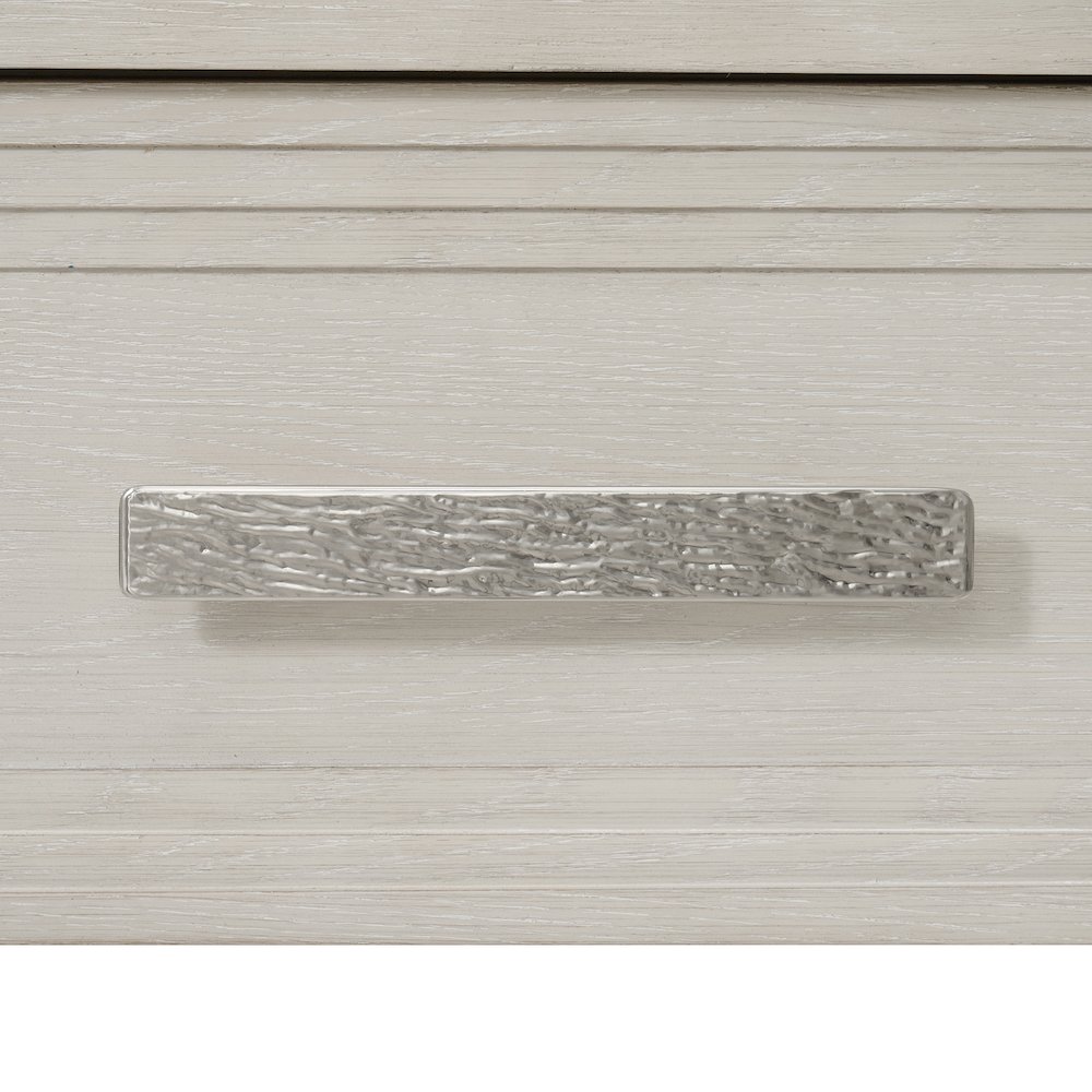 Avalanche End Table with USB in Antique White. Picture 9