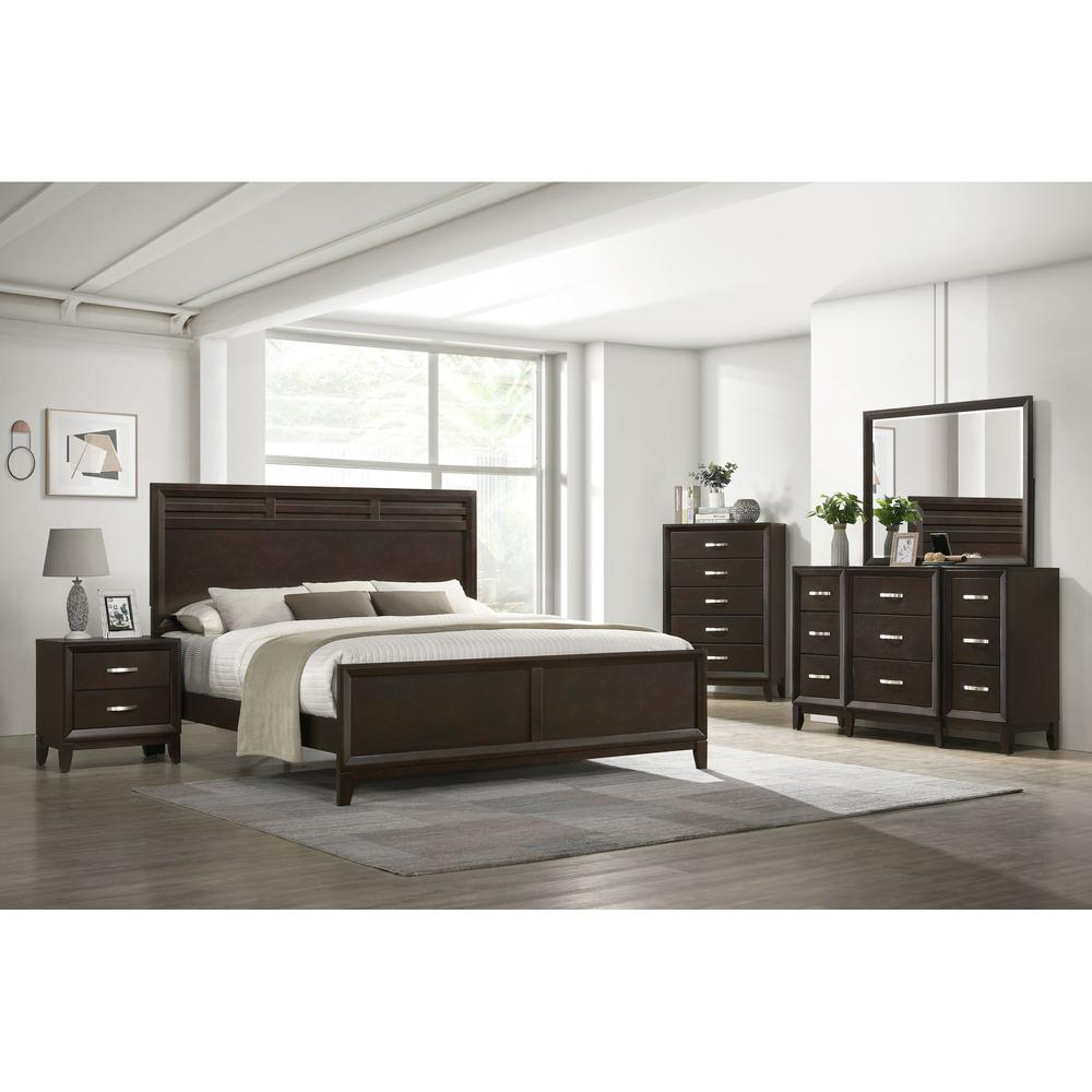 Warren 2-Drawer Nightstand in Merlot. Picture 9