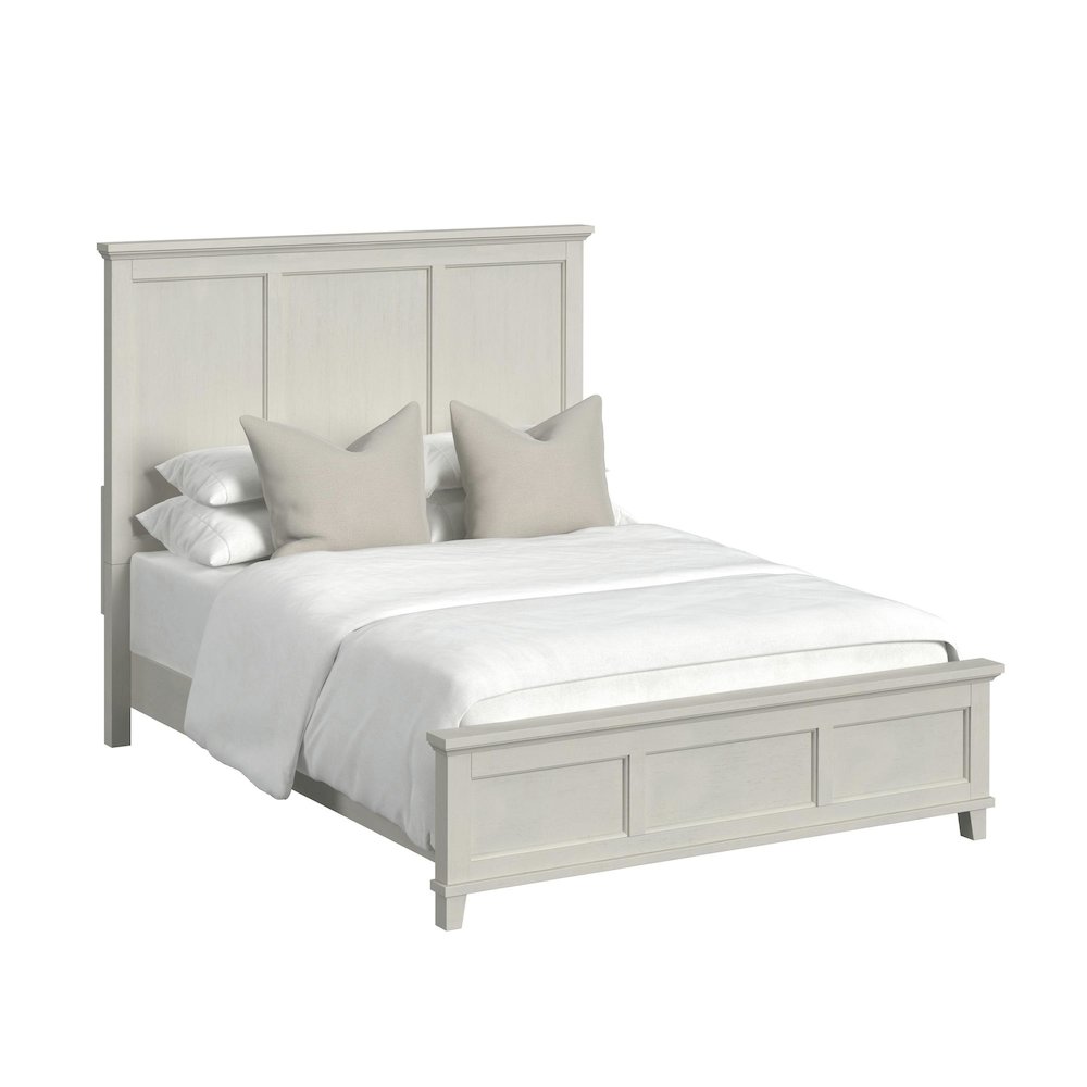 Canterbury Queen Panel Bed in Ivory. Picture 1