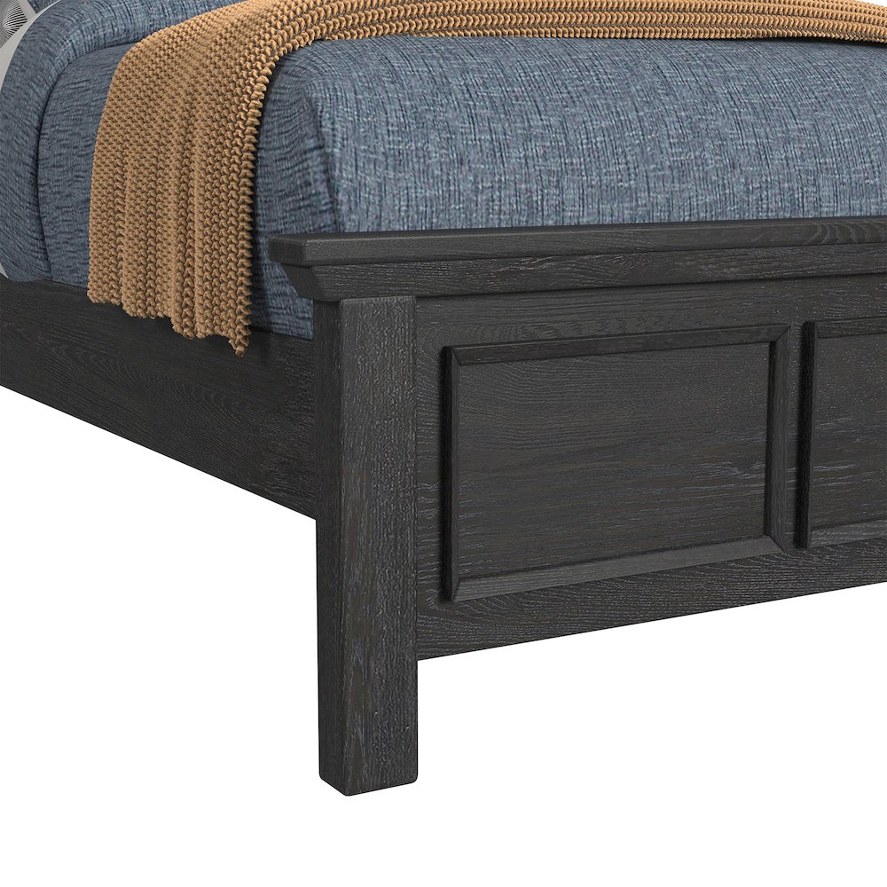 Hampton Kids Full Bookcase Bed in Charcoal. Picture 6