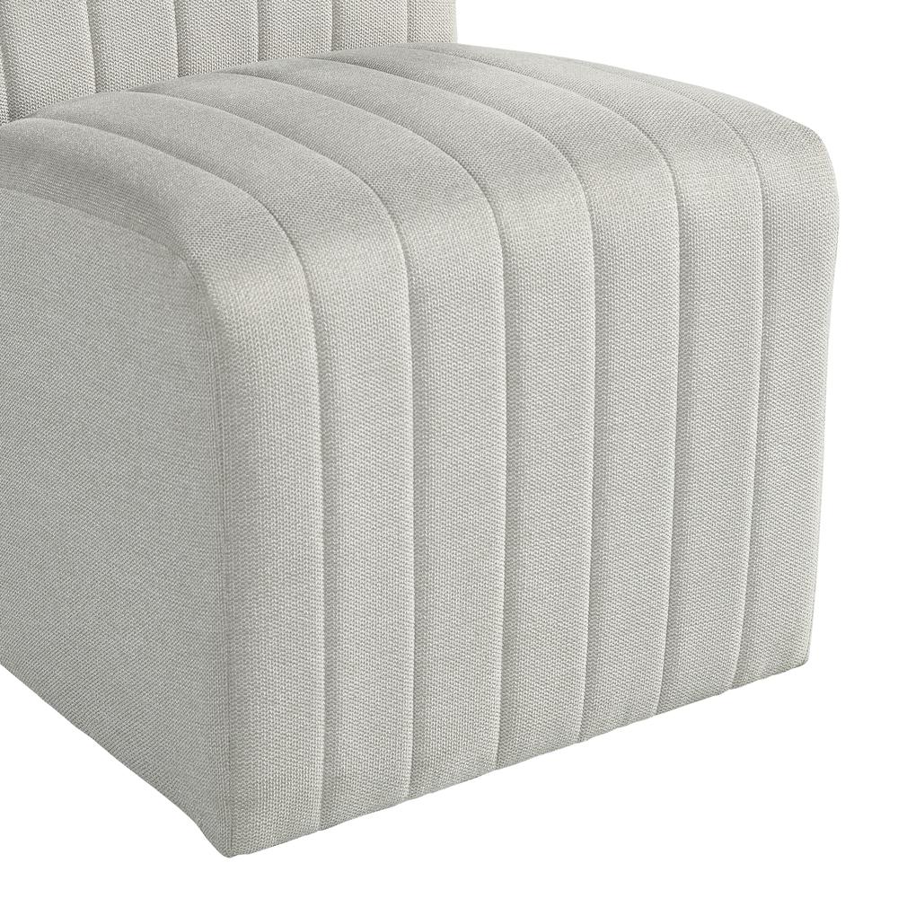 Rizzo Dining Side Chair in Beige Linen (2 Per Carton). Picture 7
