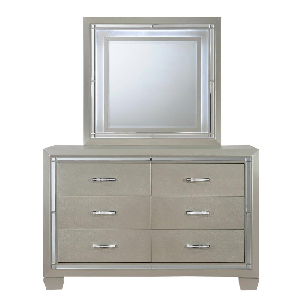 Glamour Youth Twin Platform 4PC Bedroom Set. Picture 18
