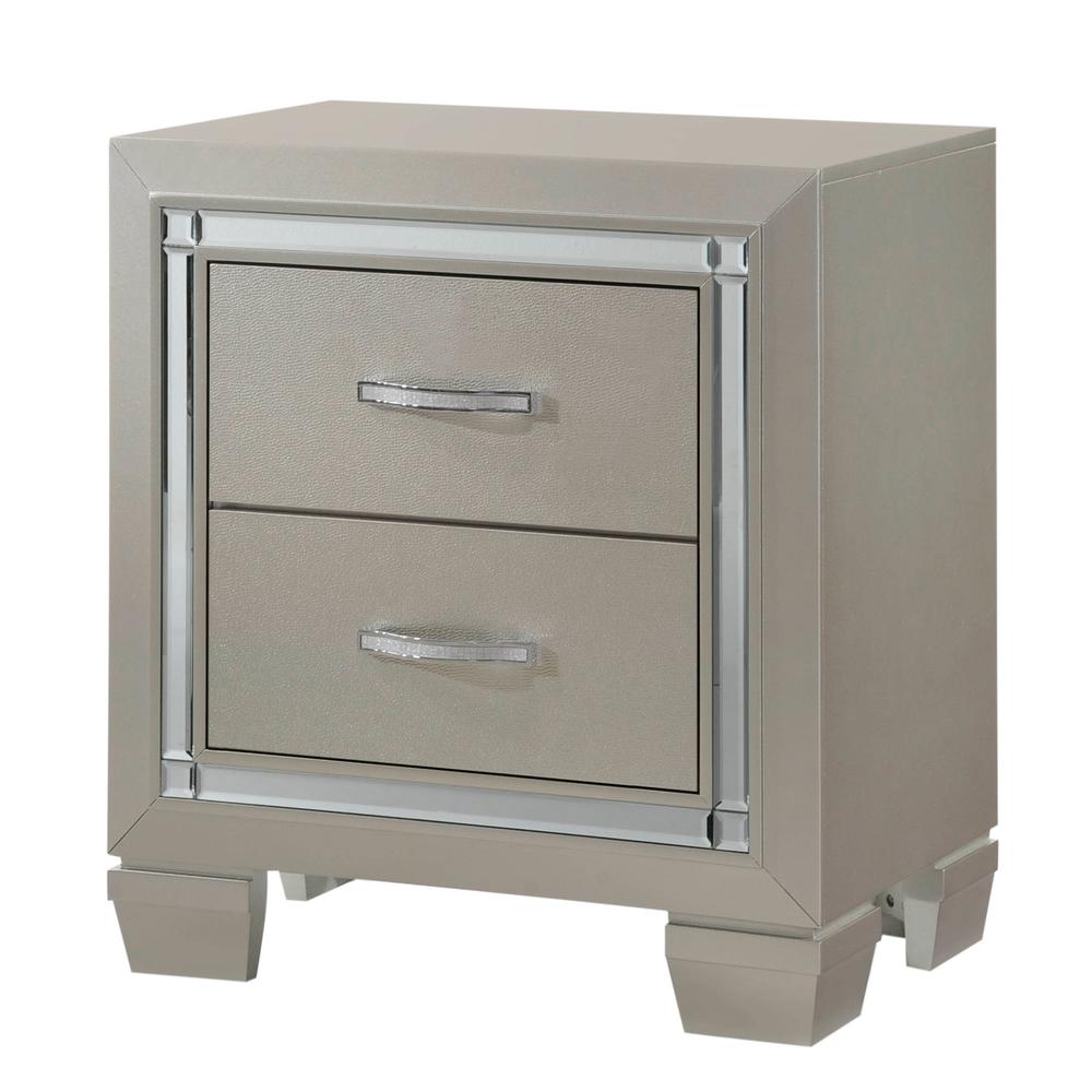 Glamour Youth Twin Platform 4PC Bedroom Set. Picture 21