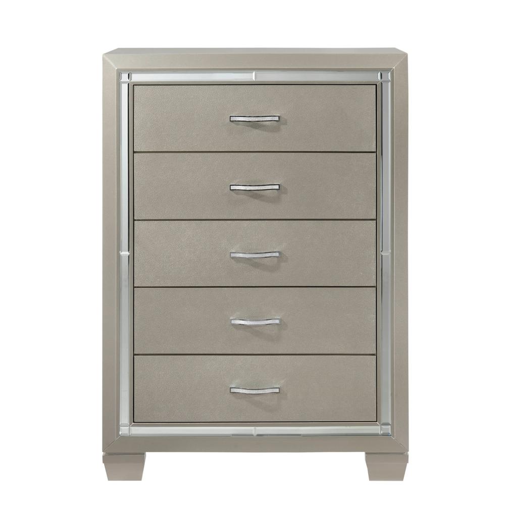 Glamour Youth Twin Platform 5PC Bedroom Set. Picture 24