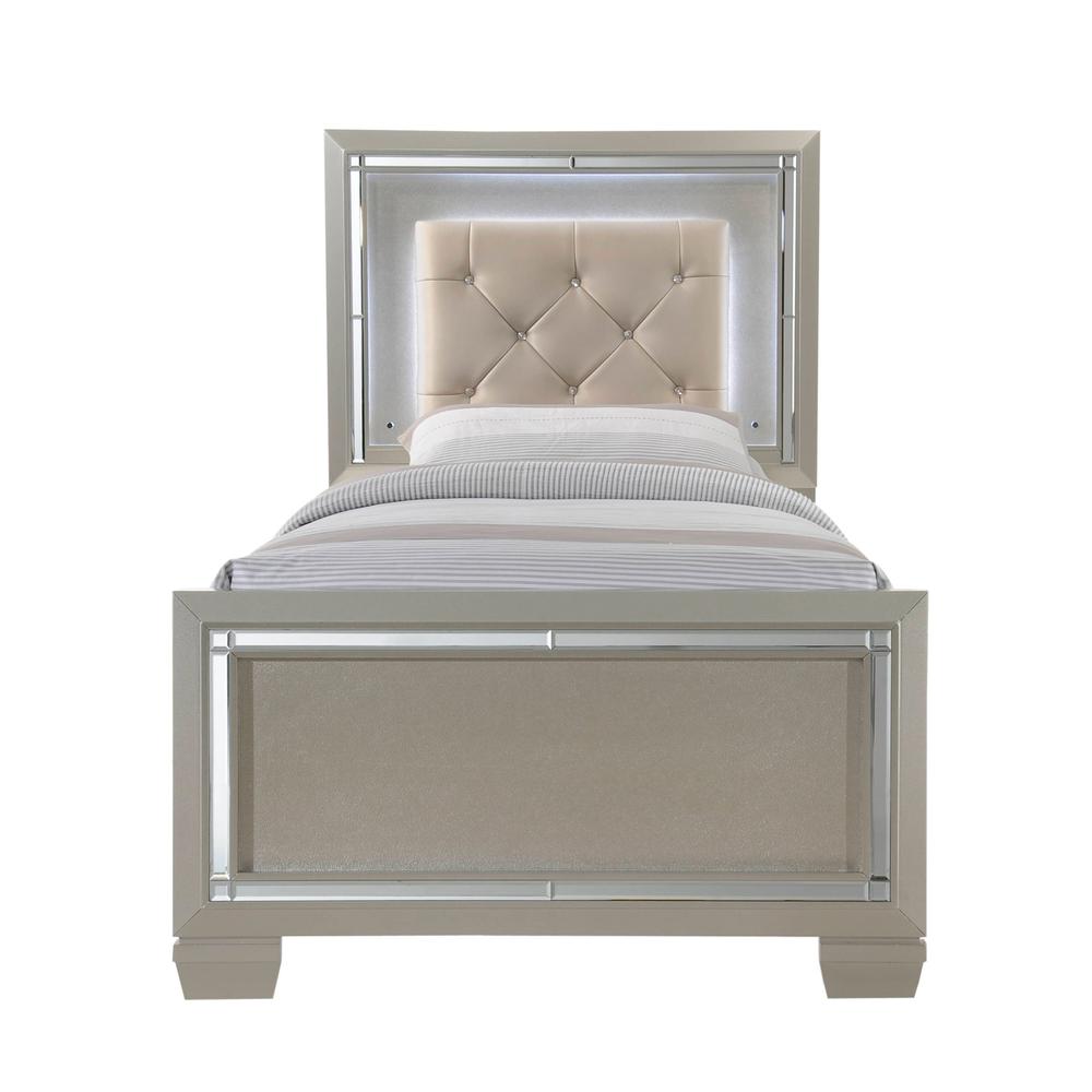 Glamour Youth Twin Platform 6PC Bedroom Set. Picture 16