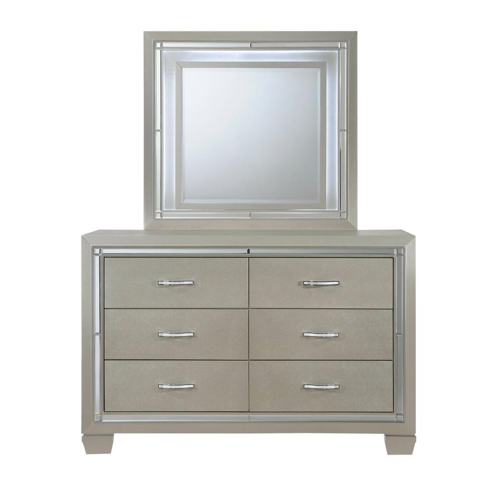 Glamour Youth Twin Platform 6PC Bedroom Set. Picture 22