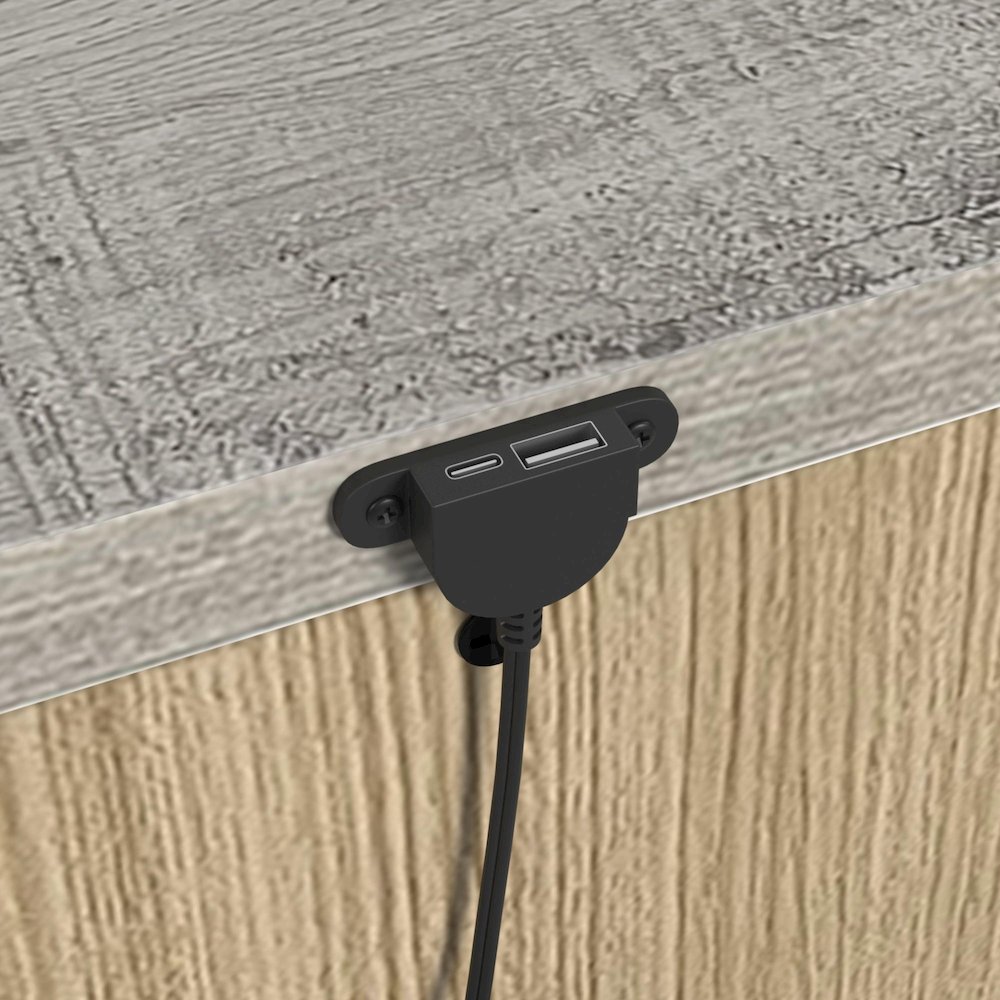 San Matteo King 5PC Bedroom Set with LED in Dual Tone. Picture 9