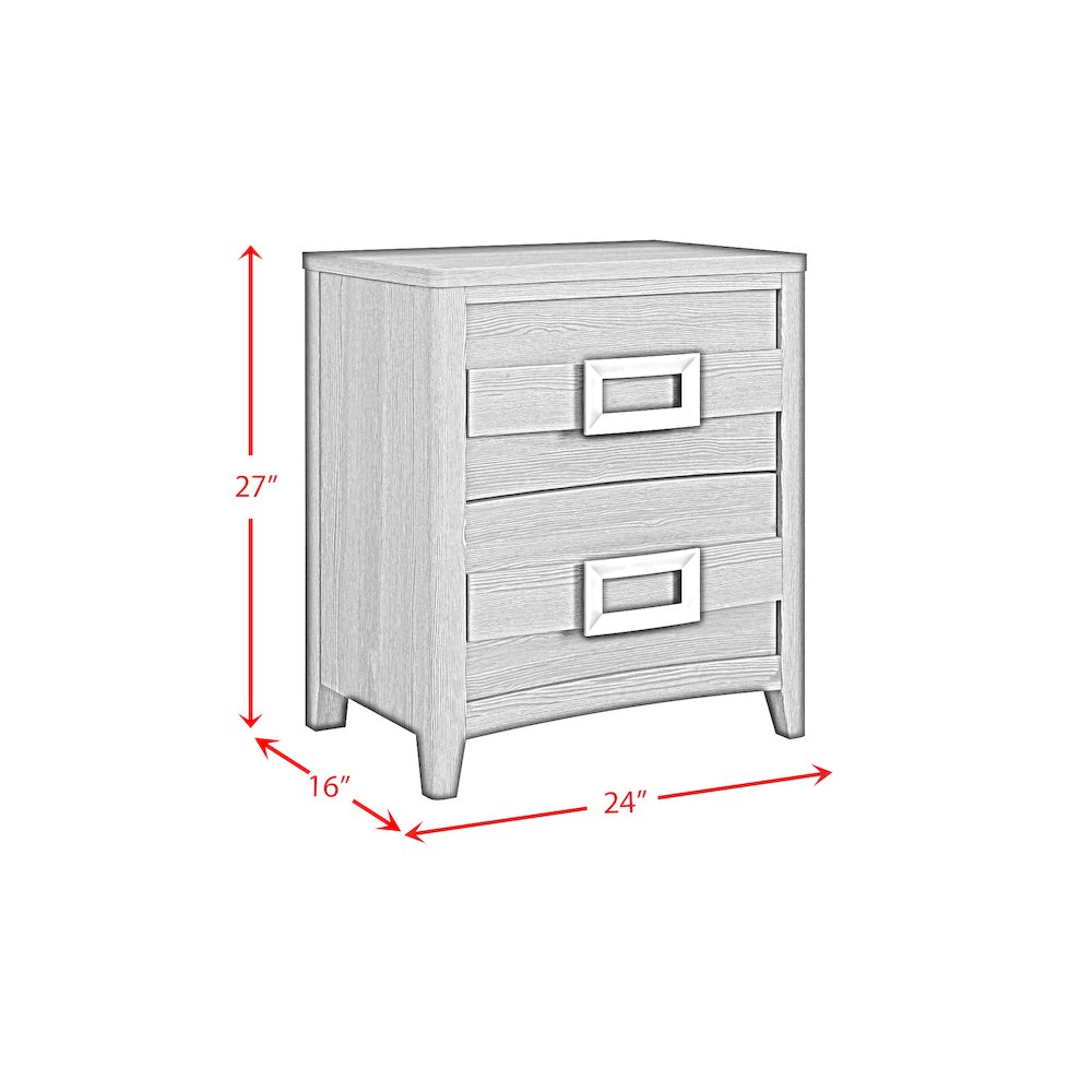 Tobias Full 3PC Bedroom Set with LED in Black. Picture 17