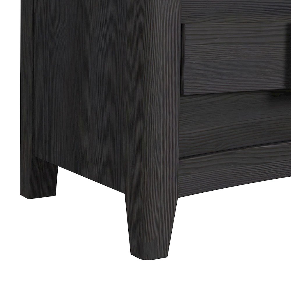 Tobias Full 3PC Bedroom Set with LED in Black. Picture 12