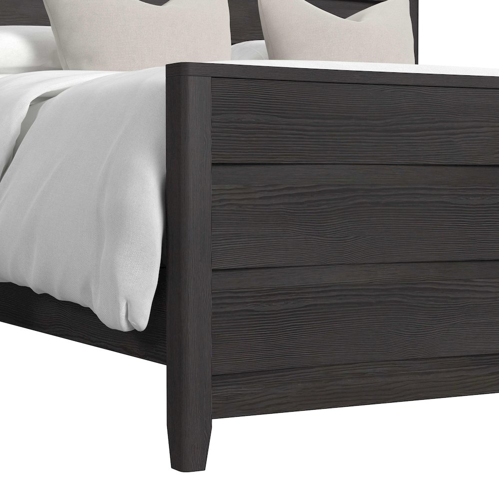 Tobias Full 3PC Bedroom Set with LED in Black. Picture 7