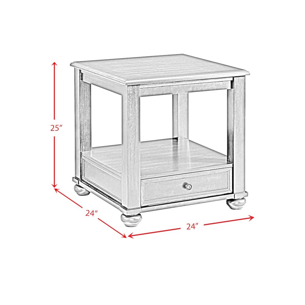 Wagner End Table in Cherry. Picture 9