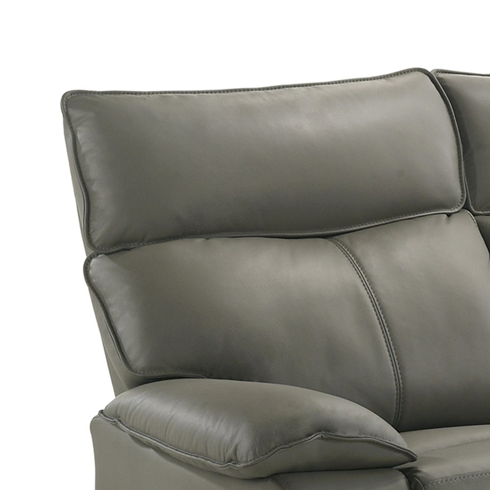 Murray Motion Recliner in Aviarah Grey. Picture 5