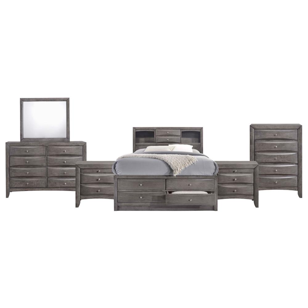 Madison King Storage 6PC Bedroom Set. Picture 45